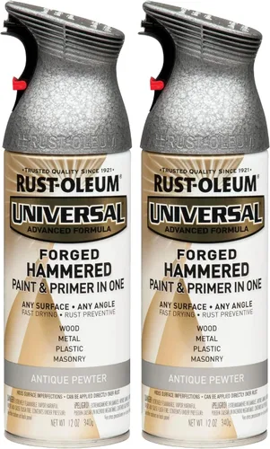 Miniatura 126 de Rust-Oleum 245197 Pintura en aerosol universal para todas las superficies, 12 onzas, negro satinado