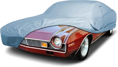 Miniatura 50 de iCarCover - Funda de auto personalizada para AMC Ambassador (1965-1973), impermeable, resistente a todo clima, protector UV, sol, lluvia, nieve