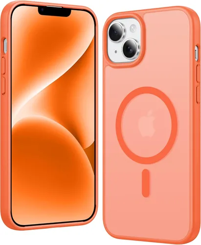 Miniatura 189 de FNTCASE Funda para iPhone 13 Pro-Max: Fundas magnéticas transparentes compatibles con Magsafe Slim anti amarillamiento protección contra caídas