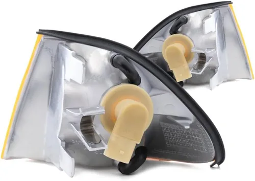 Miniatura 2 de KarParts360 Para 2001 BMW 330i Parque/luz de señal Par de conductor y pasajero lado sedán/vagón con bombillas reemplaza BM2520104 BM2521104 BM2521104