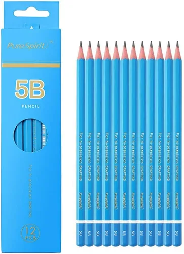 Miniatura 7 de Lápices de boceto para dibujo 2B, 12 piezas, lápices profesionales de dibujo de arte para sombrear, hacer bocetos y garabatear Lápiz de grafito