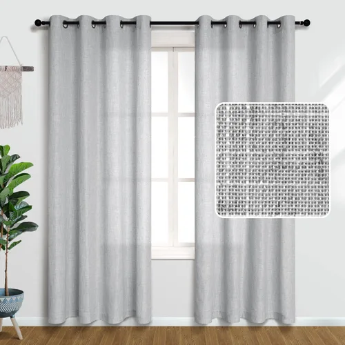 Miniatura 16 de Pitalk Cortinas de dormitorio azul oscuro de 72 pulgadas de largo con ojales, decoración náutica costera masculina, decoración náutica, Azul marino