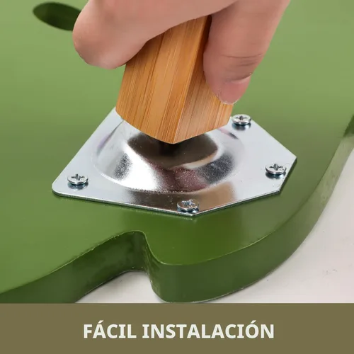 Miniatura 7 de BAMEOS Monstera - Juego de 2 mesas auxiliares pequeñas con patrón de venas de hojas, modernas mesas auxiliares de madera para sala de estar