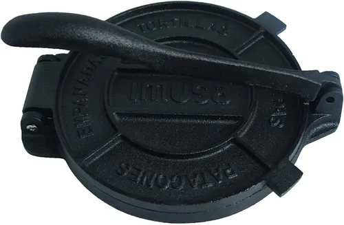 IMUSA USA - Prensa para tortillas, 10" DS, color negro
