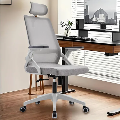 Miniatura 2 de Silla ergonómica para computadora de oficina para comodidad durante todo el día, soporte lumbar dinámico y reposacabezas ajustable, silla