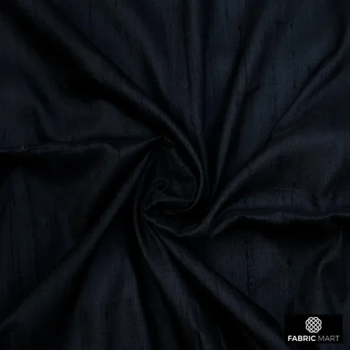 Miniatura 8 de Fabric Mart Direct Tela Dupioni de seda negra por el patio, 2 yardas continuas 41 pulgadas de ancho Slubbed Dupioni Silk Solid Color Black Negro