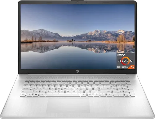 HP Computadora portátil 17, pantalla FHD IPS de 17.3 pulgadas, AMD Ryzen 5 5500U (Beat i7-11370H), 16 GB de RAM, SSD de 1 TB, gráficos AMD Radeon,