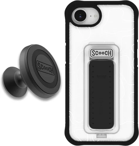 Miniatura 135 de Scooch® para iPhone 15 Pro Max Funda con Soporte, Funda Kickstand Wingman 5-en-1, Protección contra Caídas de Grado Militar, Kickstand Desplegable