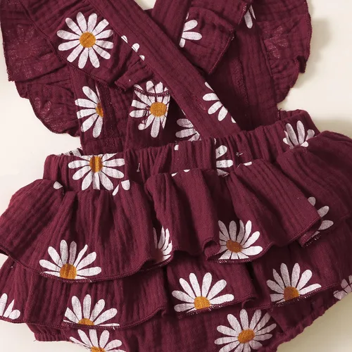 Miniatura 6 de PATPAT Conjunto de mameluco para bebé recién nacido, 2 piezas, 100% algodón