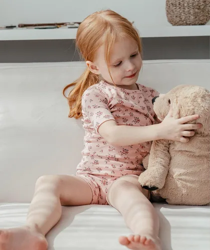 Miniatura 68 de AVAUMA Conjunto de pijama de algodón para bebés y niñas de 6 meses a 7 años