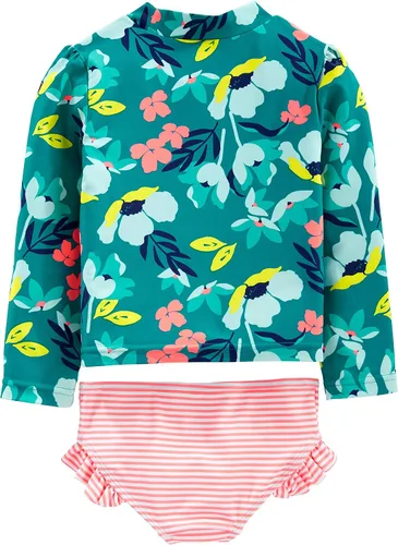 Miniatura 2 de Simple Joys by Carter's Girls' 2-Piece Assorted Rashguard Sets