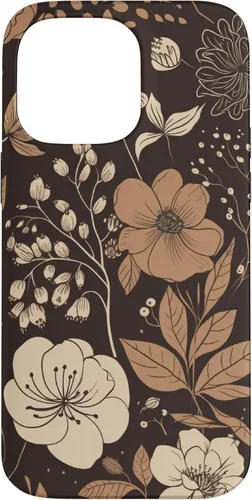 Miniatura 21 de Hazelnut Brown Wildflower Floral Flower Design Case for iPhone 17