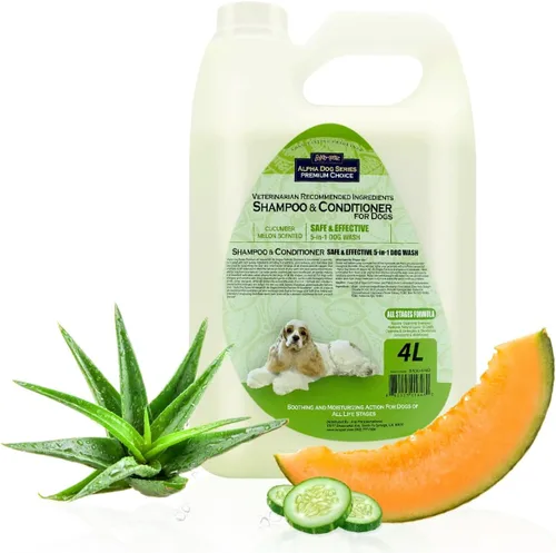 Miniatura 18 de Bright White - Champú y acondicionador natural para perros con aloe vera, juego de champú y acondicionador para perros con pH equilibrado, sin