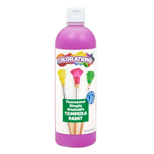 Miniatura 14 de Colorations WSTBK - Témpera lavable simple, color negro Azul Fluorescente (Fluorescent Blue)