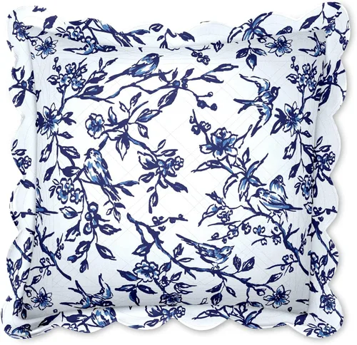 Miniatura 66 de BrylaneHome Almohada cuadrada Florence - Flor antigua
