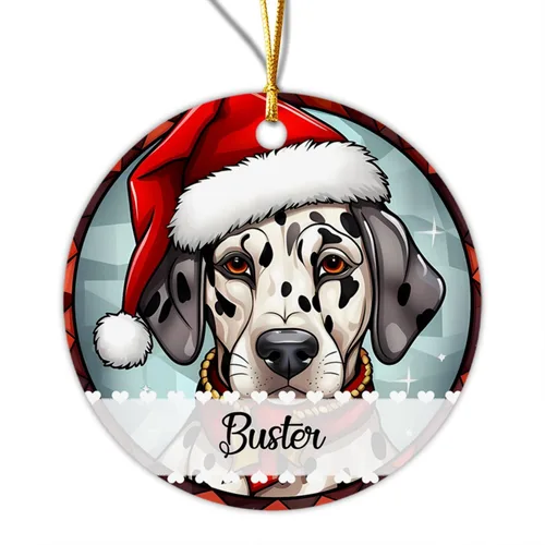 Miniatura 25 de Chow Chow - Adorno decorativo para árbol de Navidad 2026, adorno personalizado para sombrero de Navidad, regalo de adornos de Navidad para perros