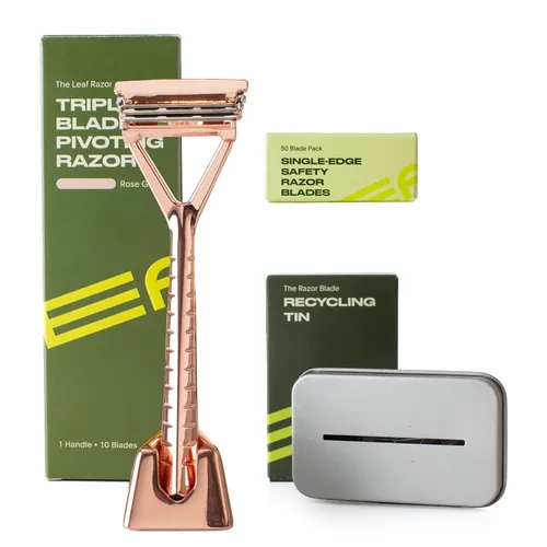Miniatura 8 de La Caja de Resplandor - Incluye Afeitadora de Hoja Prisma, Dermaplaner Prisma, 175mL de Aceite de Afeitar