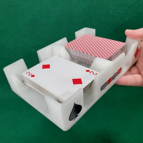 Miniatura 8 de Bandeja giratoria de cartas Busting with Pips para 1-2 cubiertas: fabricada en Estados Unidos (cristal)