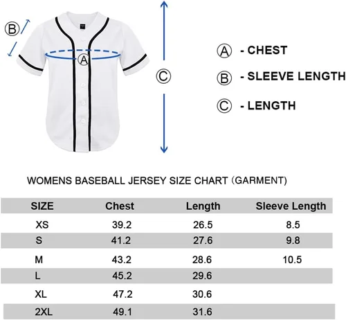 Miniatura 5 de TopTie Camiseta de béisbol para mujer, hipster, con botones