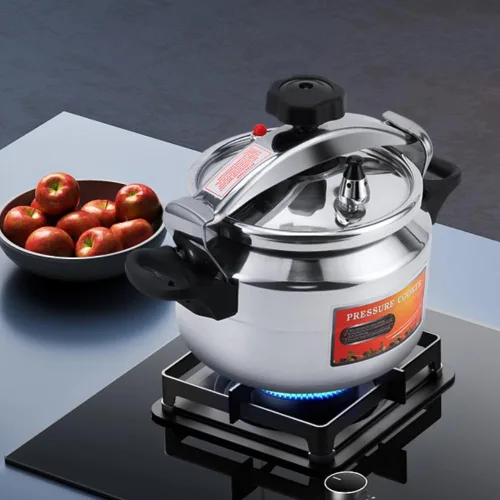 Miniatura 7 de Aleación de aluminio de la olla a presión de 5L, cocina a prueba de explosiones de la olla a presión universalmente conveniente para las estufas
