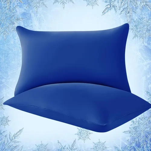 Miniatura 15 de Elegear Fundas de almohada refrescantes para personas que duermen con calor, fundas de almohada refrescantes japonesas Q-Max 0.5, en ambos lados