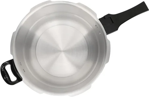 Miniatura 9 de Luqeeg Olla a presión de aluminio, olla a presión con calor rápidamente, distribución uniforme del calor, estufa de inducción y doble uso abierto