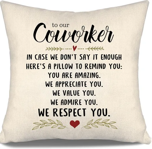 Miniatura 25 de En caso de que no lo diga lo suficiente aquí hay una almohada para recordarte que eres increíble, te aprecio, te quiero. Funda de almohada para tía