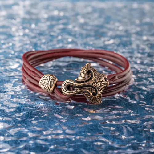 Miniatura 4 de Ocean Maori Bracelet with Manta Ray Wristband with Skate Fish Gift for Men and Women Him Her Polynesian Nautical Tribal Jewelry
