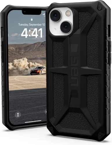 URBAN ARMOR GEAR UAG - Funda protectora para iPhone 14 de 6.1 pulgadas, color negro, resistente a las caídas, ligera, delgada, a prueba de golpes,