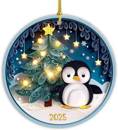 Miniatura 9 de Adorno Colgante Plano 2D de Vidrio Manchado Falso de Tortuga de Acrílico, Adorno de Tortuga Marina, Adornos de Tortuga para Árbol de Navidad, Regalo