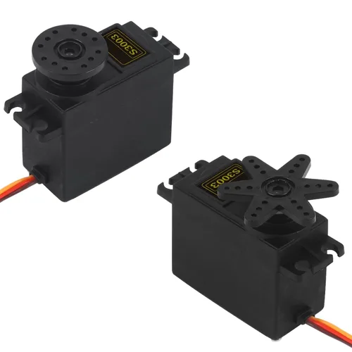 Miniatura 5 de RGBZONE 4 unids S3003 servo motor estándar RC servo de alta velocidad para coche inteligente robot barco RC helicóptero