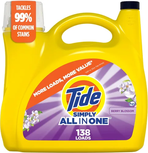 Miniatura 7 de Tide Simply Liquid - Detergente para ropa, aroma refrescante de brisa, 138 cargas, 182 onzas líquidas, detergente todo en uno