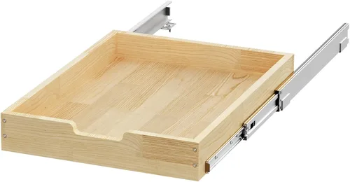Miniatura 3 de Sikarou Organizador de gabinete extraíble de madera de 23" de ancho x 21" de profundidad, cajones deslizantes resistentes para almacenamiento