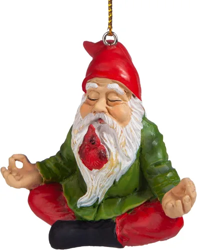 Miniatura 6 de Adorno navideño de gnomo zen: juego de 3