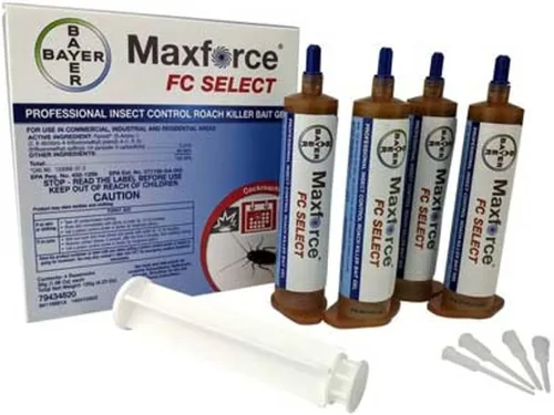 Miniatura 5 de Max Force - Asesino de cucarachas alemán con guantes de suministro de Estados Unidos resistentes a productos químicos de primera calidad, 4 tubos ×