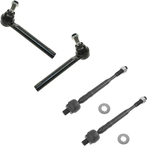 Miniatura 44 de TRQ Juego de barras de acoplamiento delanteras interiores y exteriores de 4 piezas compatible con Jeep Cherokee 1991-2001 y Comanche 91-92