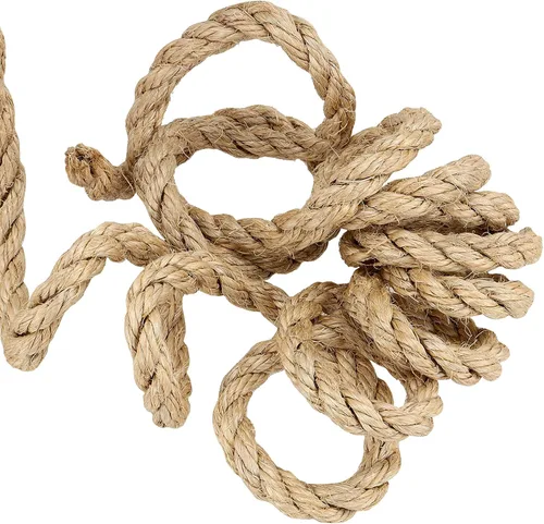 Miniatura 4 de Cuerda de sisal de 1/2 pulgada, cuerda de sisal trenzada de 100 pies para reparar, recuperar el poste rascador de gato, agrupación, decoración