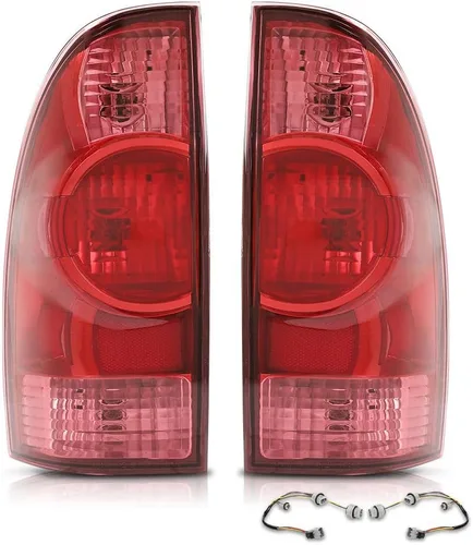 Miniatura 12 de G-PLUS Luces traseras LED montaje de la lámpara de freno trasero tubo bar Fit Toyota Tacoma 2005-2015 luces traseras de estacionamiento cromo