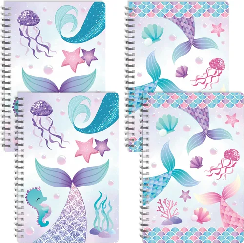 Miniatura 16 de B1ykin Cuadernos en espiral A5, 2 unidades, 50 hojas, 100 páginas, encuadernados con alambre, regalo de agradecimiento al profesor, cuaderno