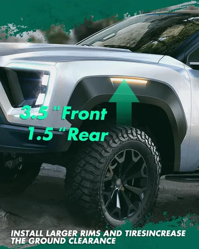 Miniatura 5 de Kit de elevación de nivelación delantera trasera de 3.5 pulgadas para Chevrolet Avalanche 2007-2013 para Chevrolet Suburban 2015-2020