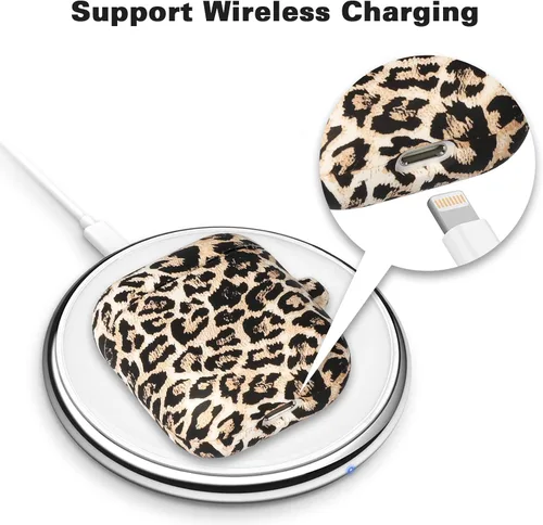 Miniatura 4 de Funda protectora de silicona suave para AirPods 2 y 1, frontal LED visible