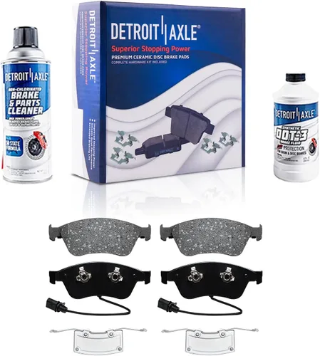 Miniatura 88 de Detroit Axle - Pastillas de Freno Delantero para Mercedes- Benz C230 C250 C300 SLK250, Pastillas de Freno Cerámica w/Reemplazo de Hardware