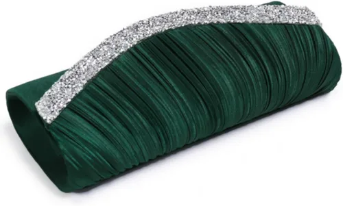 Miniatura 3 de Dasein Bolsos de mano para mujer, bolsos de noche formales con diamantes de imitación para boda, fiesta, baile de graduación, bolso elegante Verde