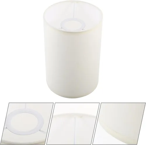 Miniatura 8 de Pantallas para lámparas de mesa, pantalla de pie, pantalla de lino, pantalla de tambor para E27, soporte de lámpara, pantalla de noche, lámpara