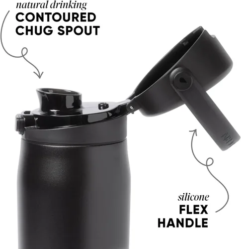 Miniatura 2 de Simple Modern Mesa Sport Botella de Agua con Tapa de Sorbo Cubierta Botella de Acero Inoxidable Aislada de 24oz Compatible con Portavasos