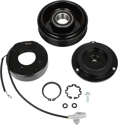 Miniatura 19 de cciyu Embrague del compresor de aire acondicionado 1993-1997 para Ford E-350 Econoline 7.3L 1993-1997 para Ford E-350 Econoline Club Wagon 7.3L