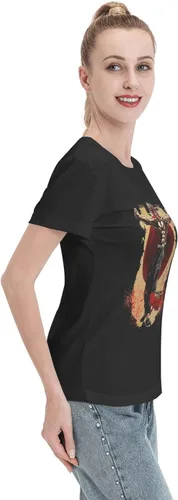 Miniatura 5 de Anime Baki The Grappler T Shirt Womens Summer Round Neck Tops Casual Short Sleeves Tee Black