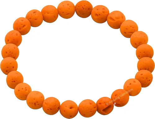 Miniatura 566 de Amazing Gemstone Pulsera de cristal para mujeres y hombres, pulsera de cristal curativo de protección, pulsera elástica con cuentas de piedras