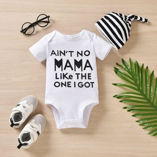 Miniatura 4 de Aalizzwell Ropa de verano para bebés y niños, traje de manga corta