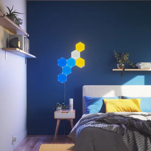 Miniatura 2 de Nanoleaf Shapes Hexagons Smarter KIT 7 Paneles - Multicolor